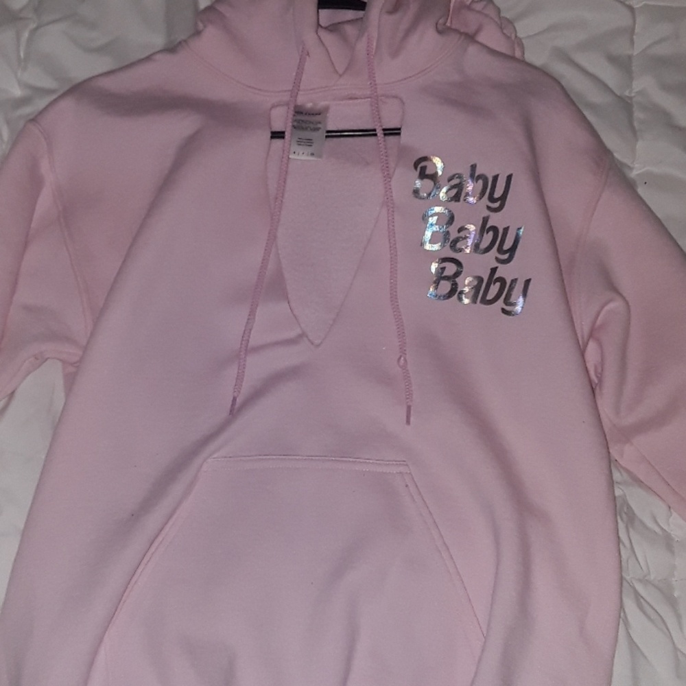 Pink hoodie